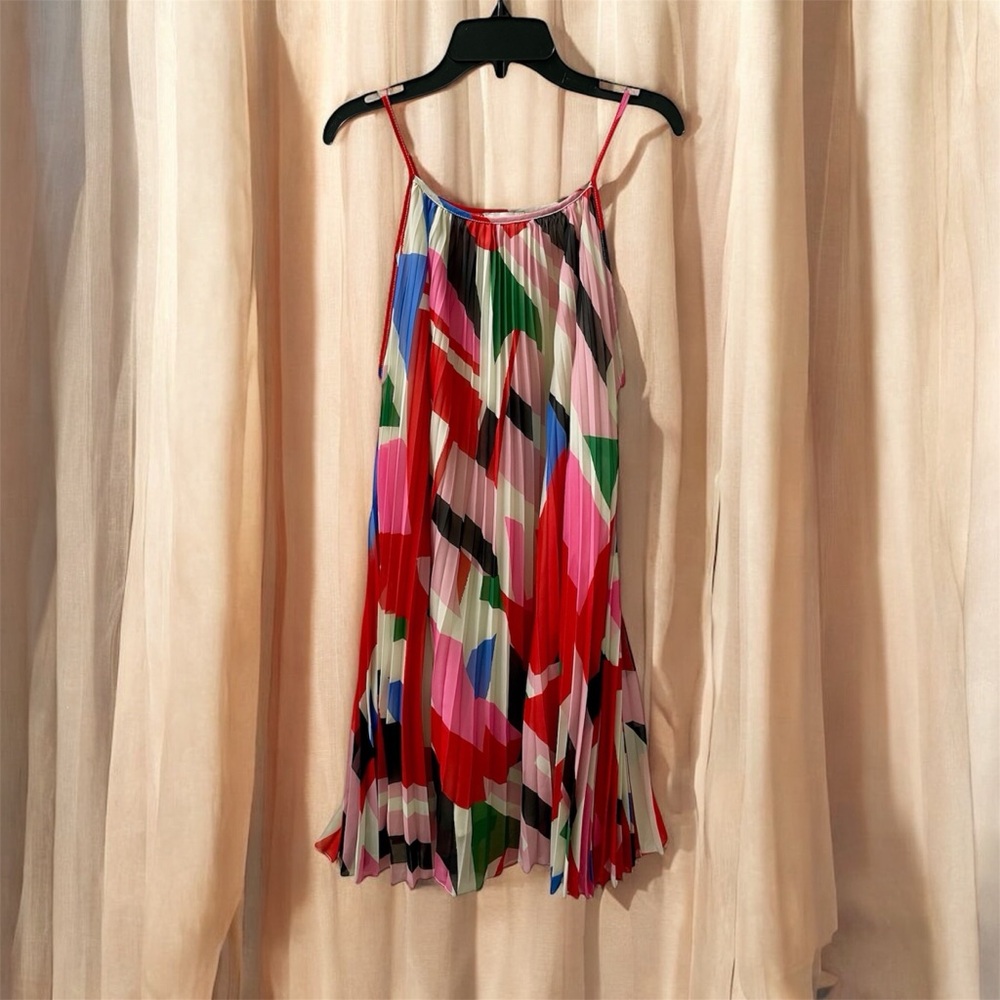 NWT Lili Sidonio Pleated Millie Trapeze Dress